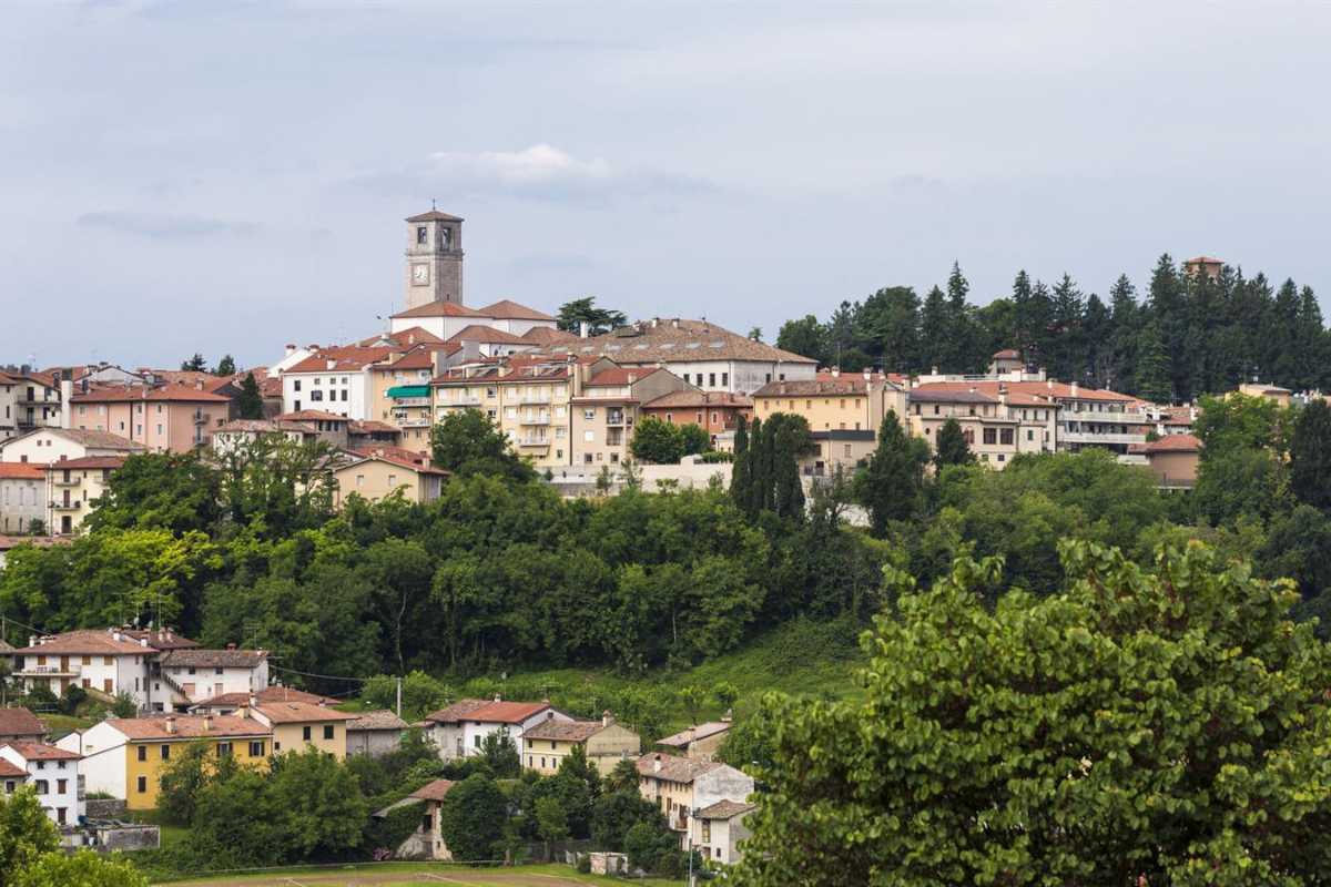 Dettaglio degli affreschi del Pordenone all'interno di una chiesa di San Daniele del Friuli.